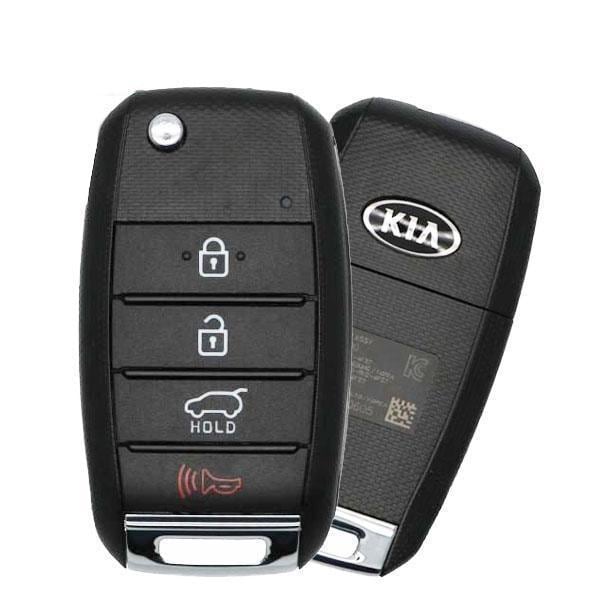 Oem NEW: 2016 - 2020 Kia Sportage Remote Flip Key 4B Hatch Non-Transponder - TQ8-RKE-4F27 - KK10 H RFK-KIA-D9000F - main